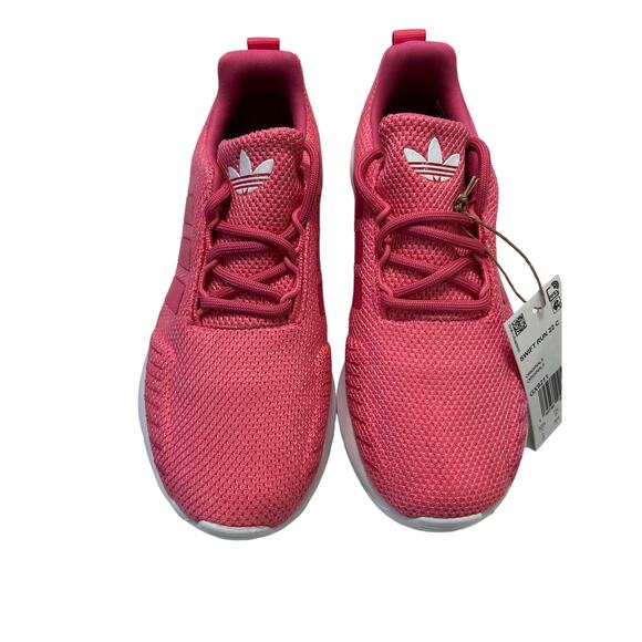 Adidas Kids' Swift Run 22 Shoes Punk Size 2 | Lightweight Cushioned Sneakers - Picture 6 of 7